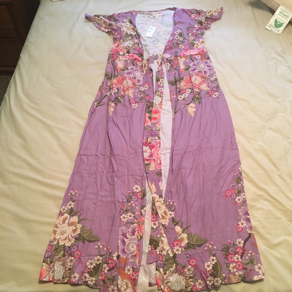 Spell Blue Skies Maxi Wrap Dress! - Picture 2 of 8